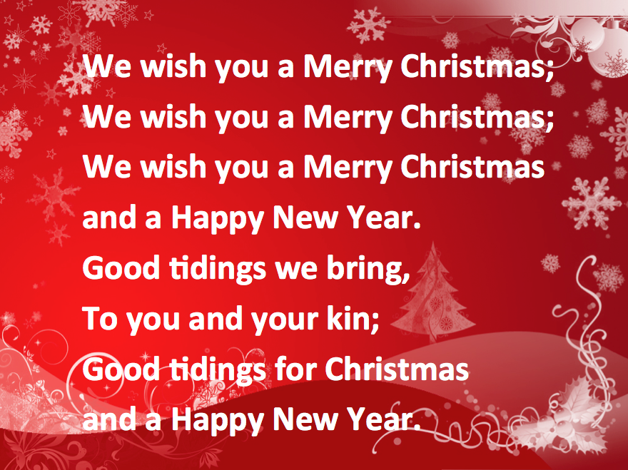 Merry Christmas Day2016 Poems and Songs for Kids