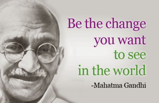 Ghandhi - Independence Day Famous Slogans & Quotes