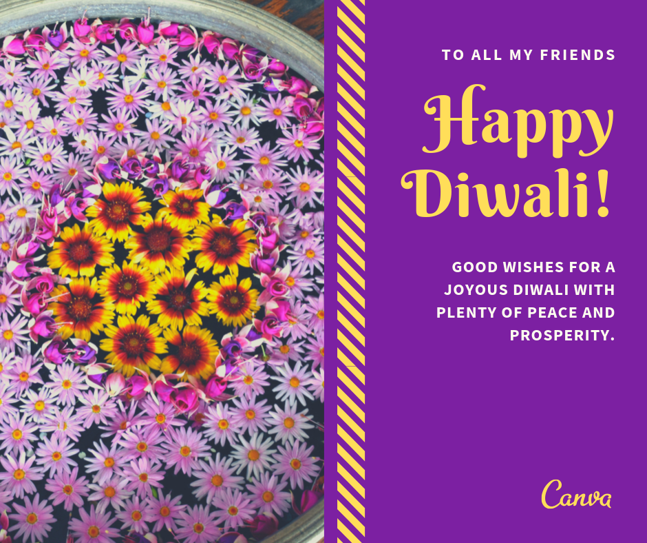 बैंगनी, पीला, खुश, दीवाली, फेसबुक, पोस्ट, purple, yellow, happy, diwali, facebook, post , social, media, graphic