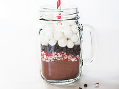 Make a cute Hot Chocolate Jar