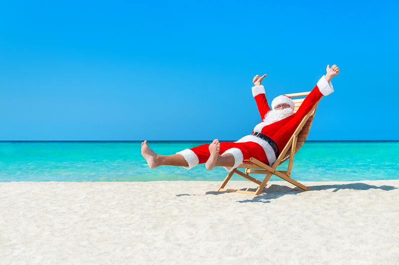 aussie-christmas-holiday-ideas-travel-summer-santa-sunlounger-wyza-com-au