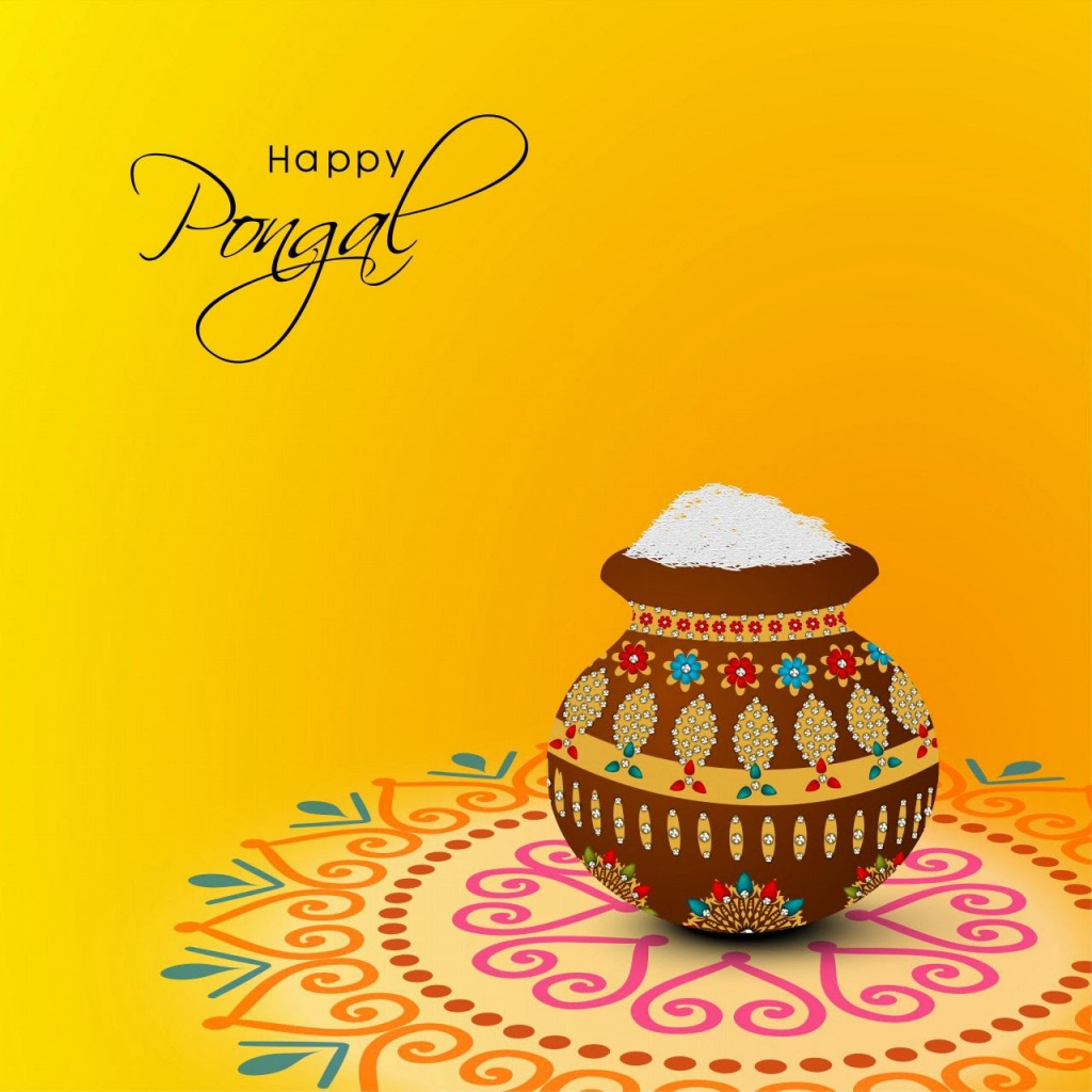 Happy Pongal Greetings SMS Messages-In Hindi And Tamil