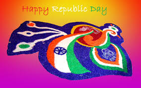 Rangoli Design for Republic Day