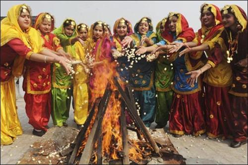 first Lohri of a New Bride