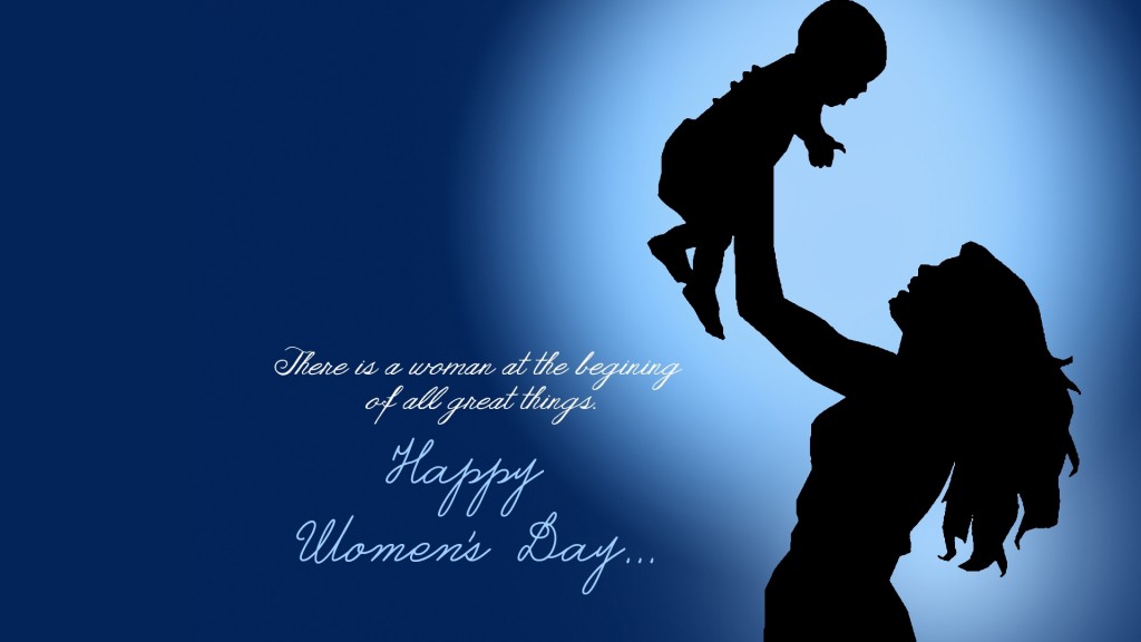 Happy-Womens-Day-Greetings-HD-Wallpapers-with-baby