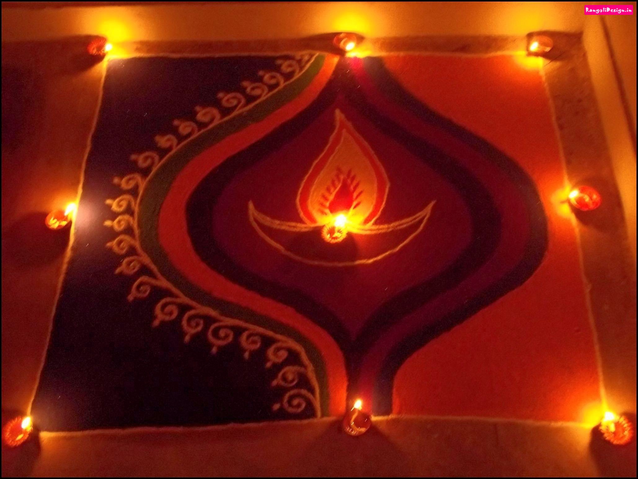 Pookalam-With-Diya-Rangoli-Designs-For-Holi-Images-Free-Downoad