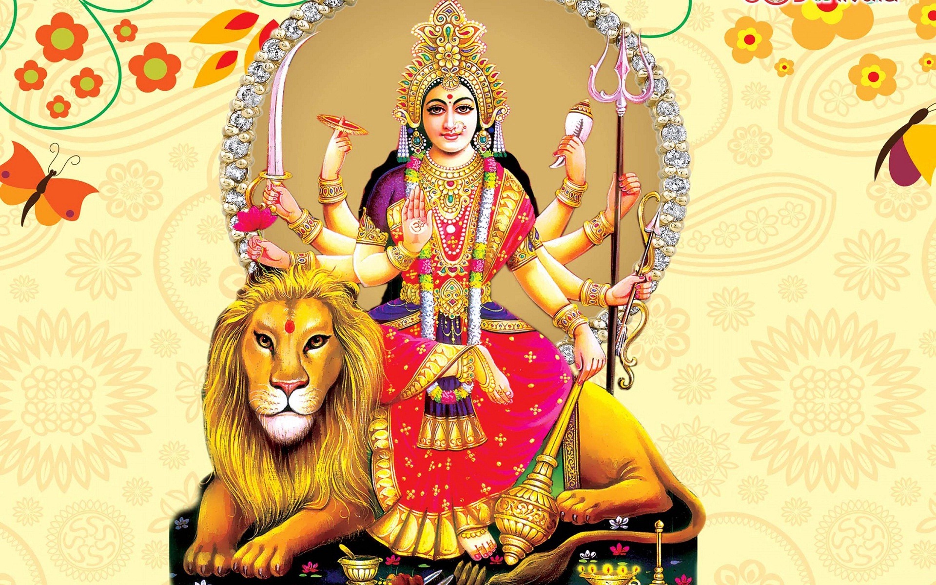 Hindu Goddess Shakti Maa HD phone wallpaper | Pxfuel