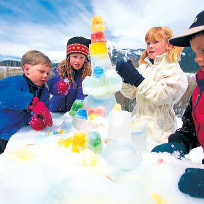 Build an ice sculpture