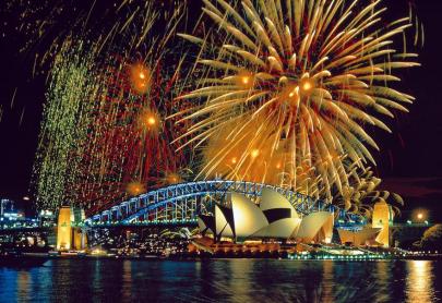 Happy New Year 2017 Fireworks in Sydney