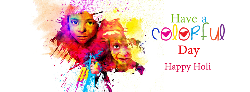 Happy Holi Cover Photos for Facebook 
