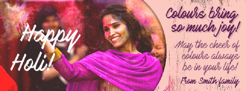 Happy Holi Cover Photos for Facebook 