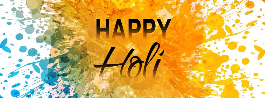Happy Holi Cover Photos for Facebook