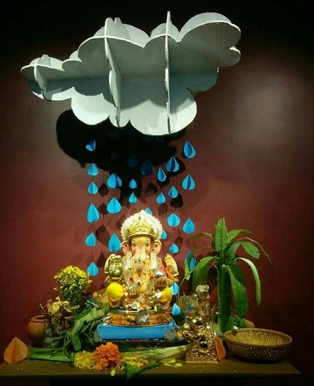 Eco-friendly Ganpati Decoration